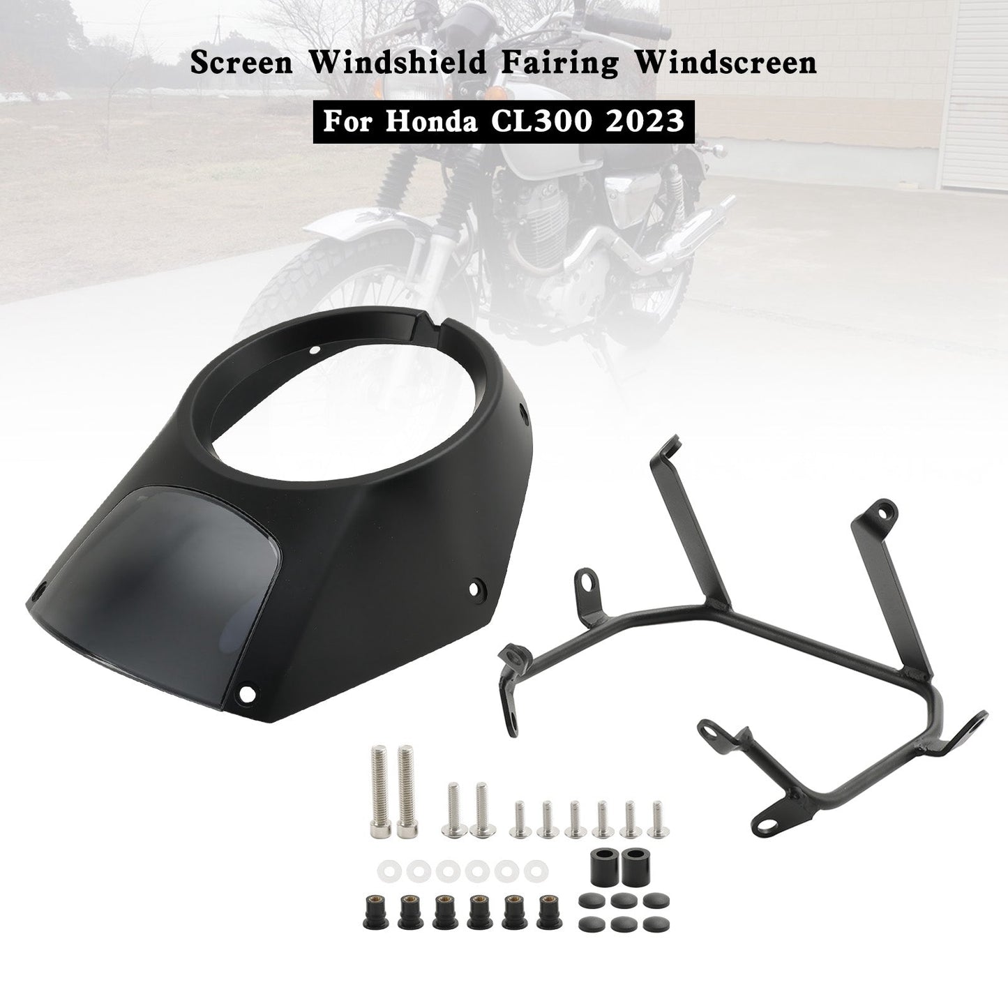 Headlight Windshield Fairing Windscreen For For Honda CL300 2023