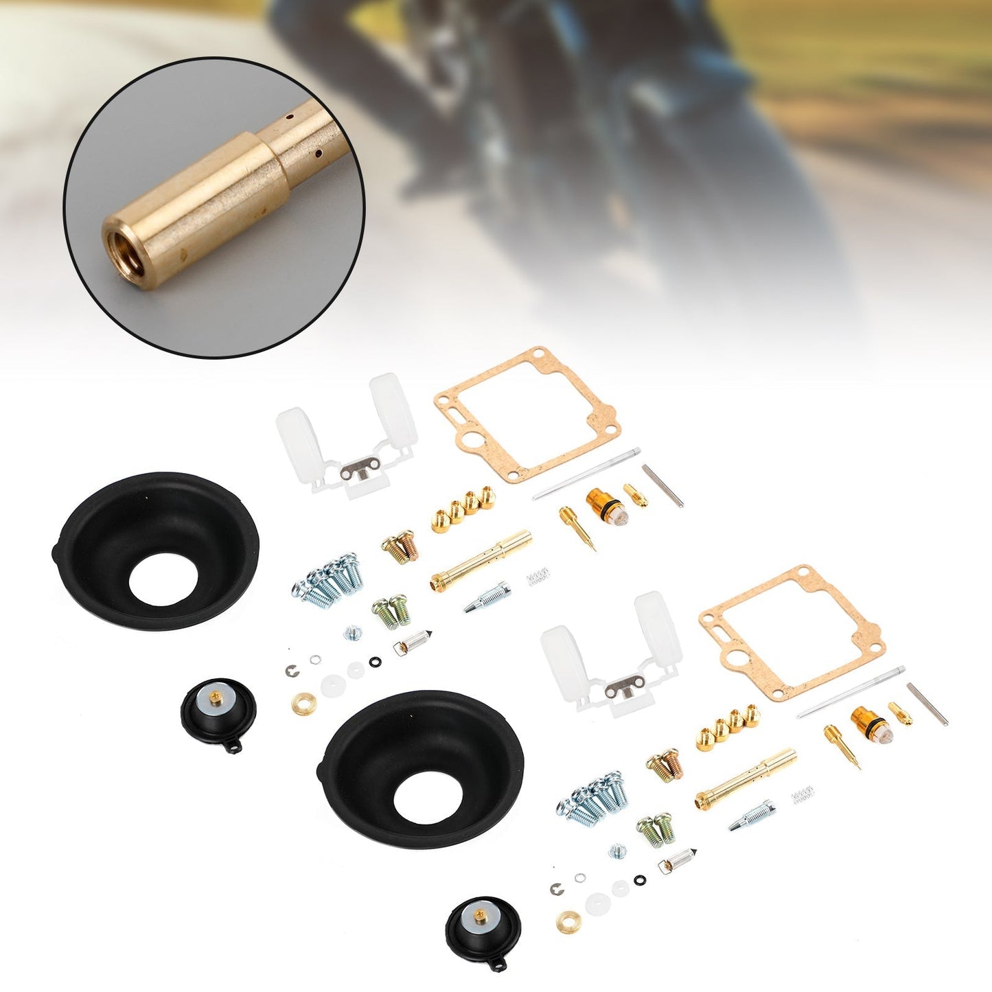 Kit de réparation de carburateur pour Yamaha Virago XV750 1988-1998 (2 pièces)