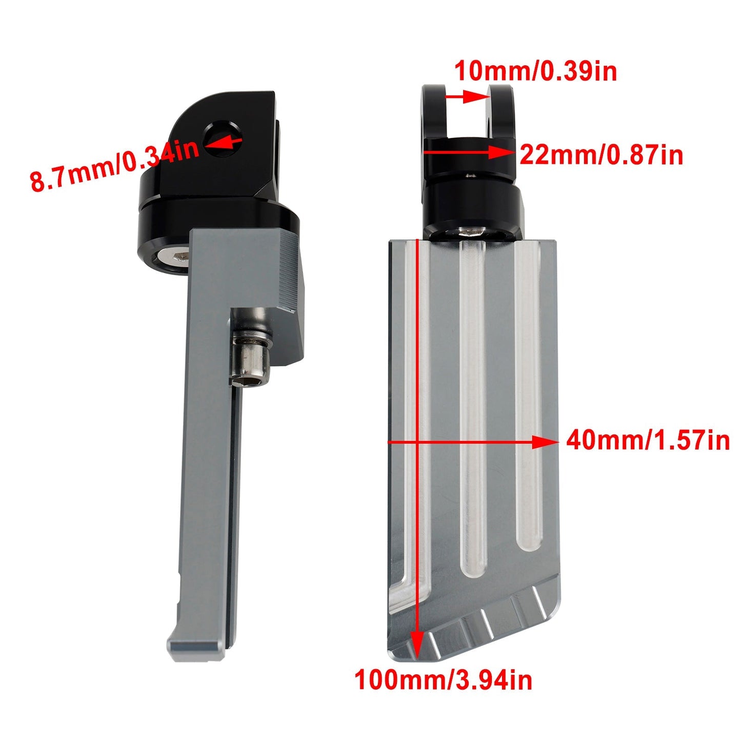 Repose-pieds avant pour HONDA Rebel 1100/CMX 1100/CM1100/DCT 2021-2022