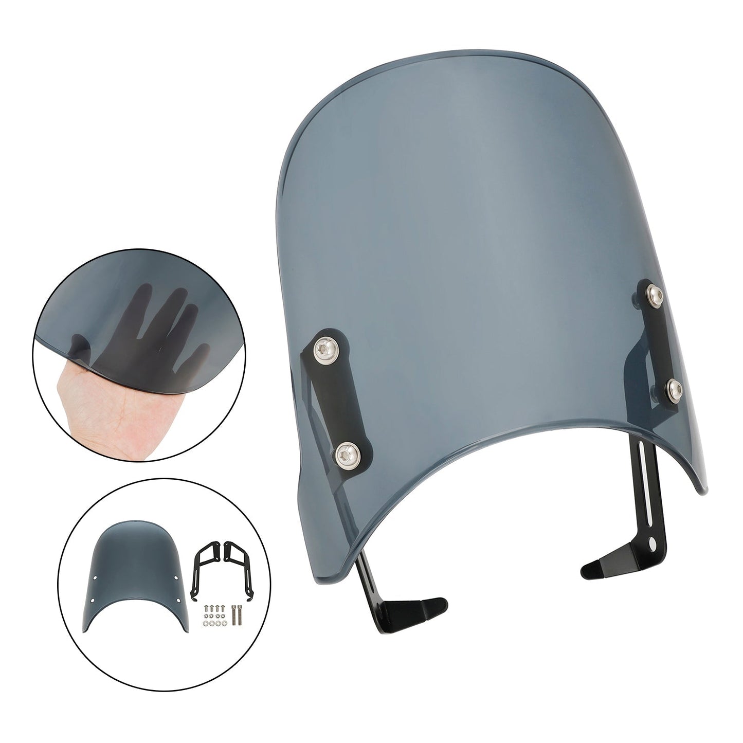 Pare-brise gris pour Scrambler 1200 XC XE 19-23