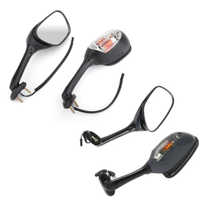 2002-2015 Suzuki GSXR600 GSX-R750 GSXR1000 Rearview Mirrors w/Turn Signals