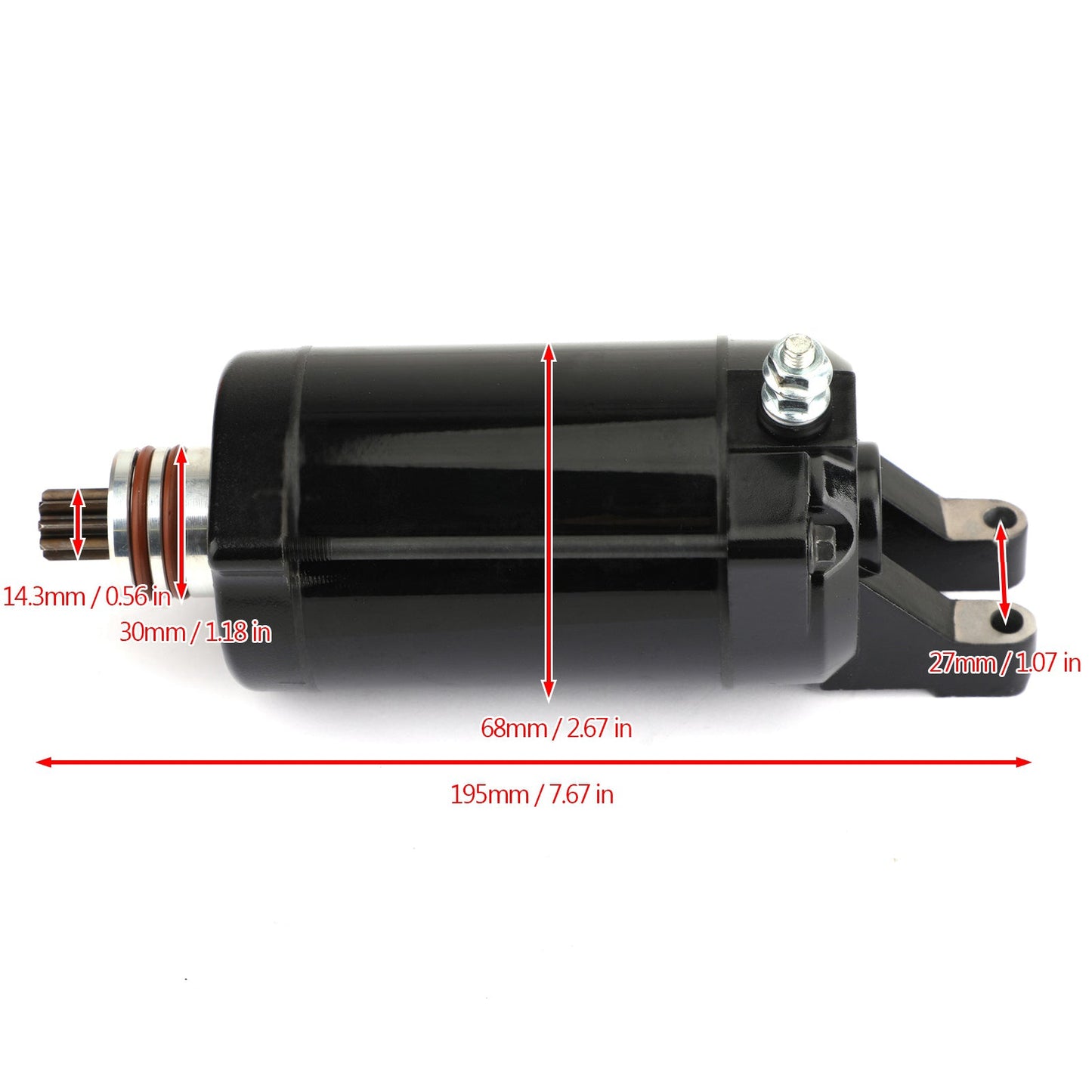 New Starter for Can-Am UTV Maverick X3 R 4x4 XDS XRS Turbo DPS 2017 2018 2019 Assosary