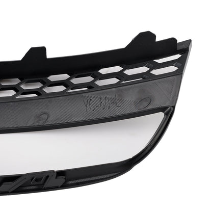 Gloss Black Front Fog Light Grill Covers Fit Audi A3 8V Sedan 2013-2016