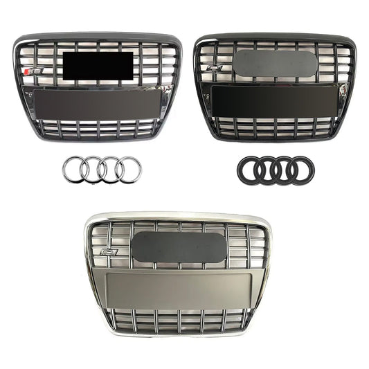 Audi A6 S6 C6 2005-2011 Change To S6 Style Front Bumper Grill Upper Grill