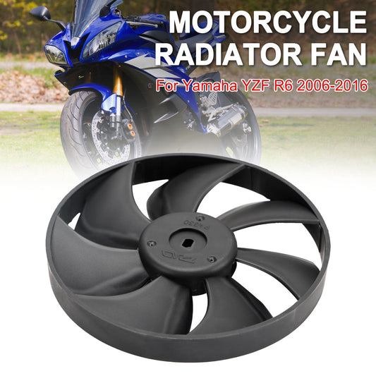 Engine Radiator Cooling Fan Blade For Yamaha YZF R6 YZF-R6 2006-2016