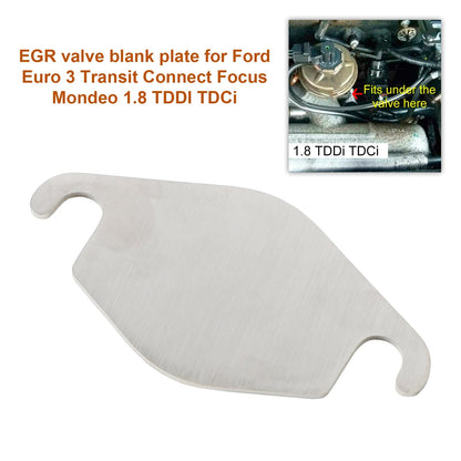 Ford Euro 3 Transit Connect Focus Mondeo 1.8 TDDI TDCi EGR valve blank plate