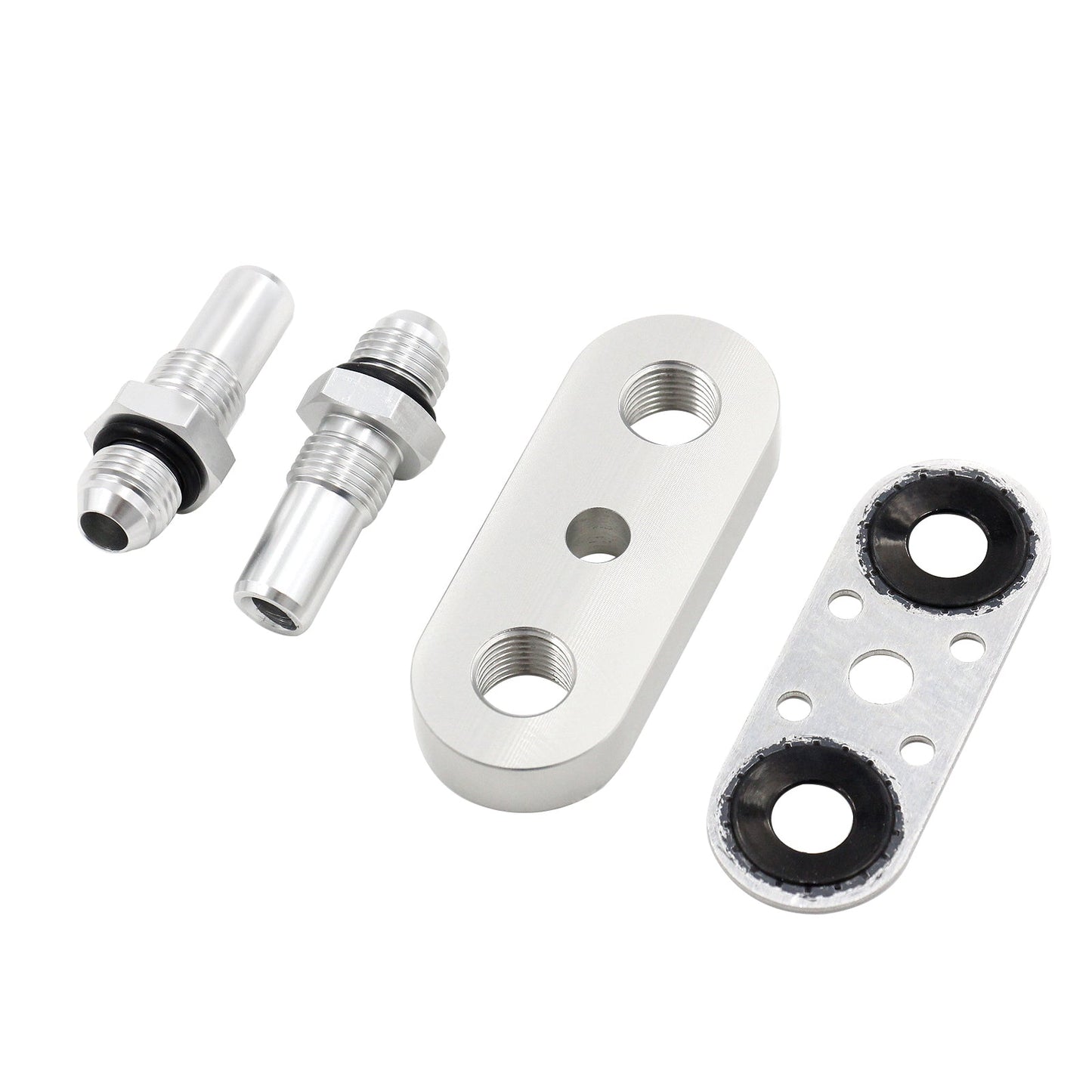 Placa adaptadora de línea de enfriador 6AN, sello de accesorios para transmisión 6L80E, 6L90E y 8L90E