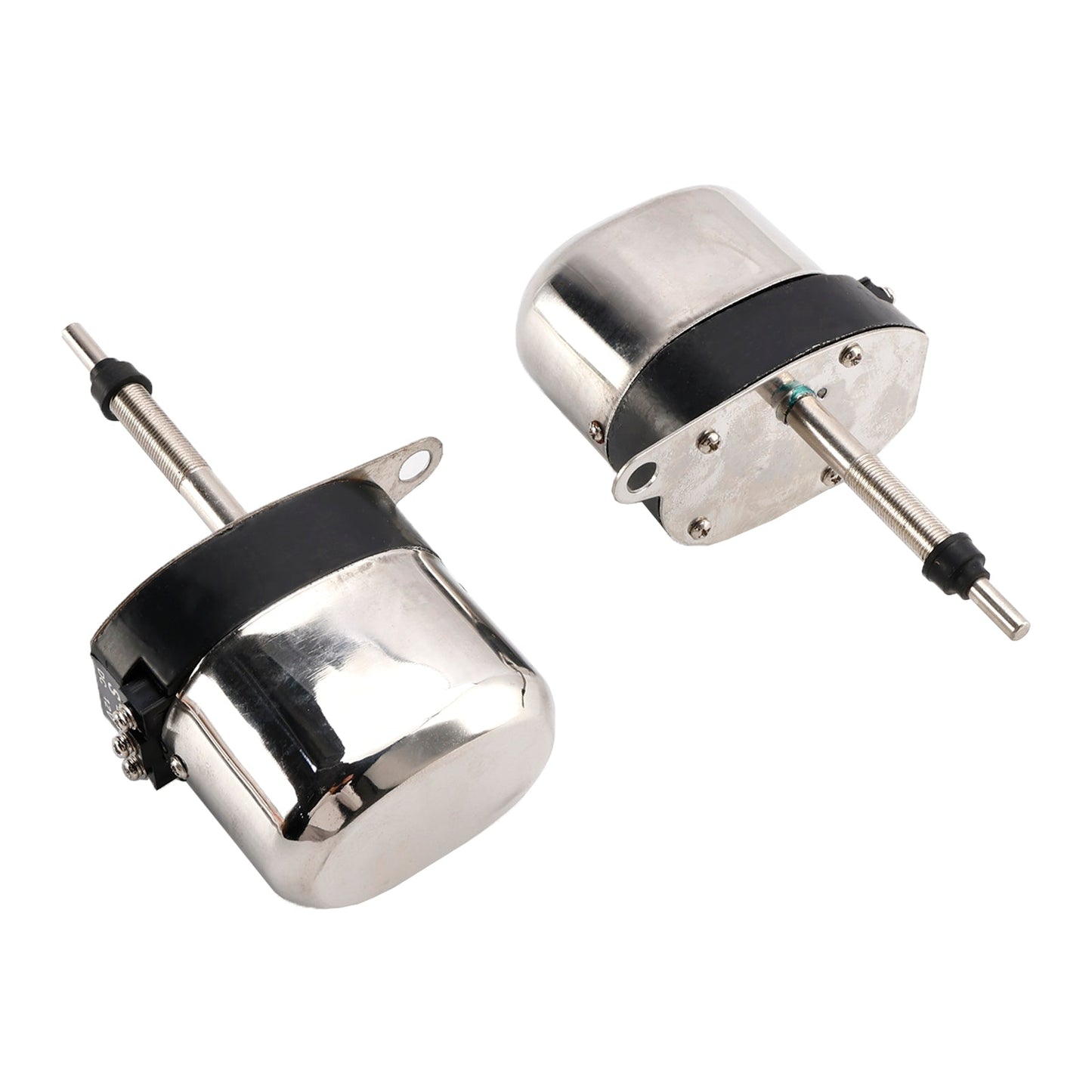 Paire de moteurs d'essuie-glace en acier inoxydable pour voitures classiques vintage Hot Rods Hot Street Rod 558SS S6558
