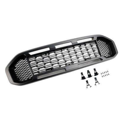 2019-2023 Ford Ranger Front Bumper Grill Raptor / Honeycomb / Mesh Style Black Grille