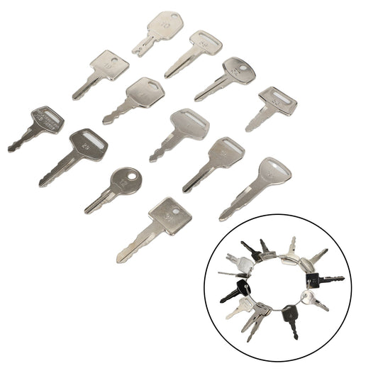 13 Pcs Forklift Heavy Equipment Construction Ignition Key Set