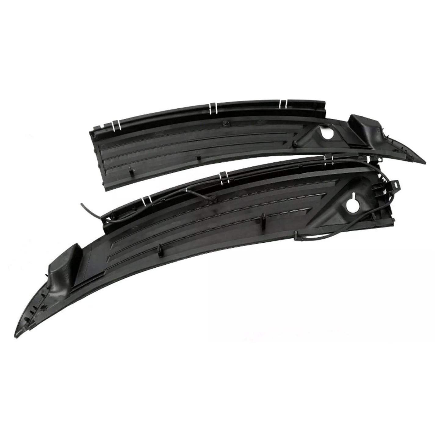 Grille de pare-brise d'essuie-glace droite et gauche pour Ford F-150 2004-2008 4L3Z-15022A69-AA, 4L3Z-15022A68-BA