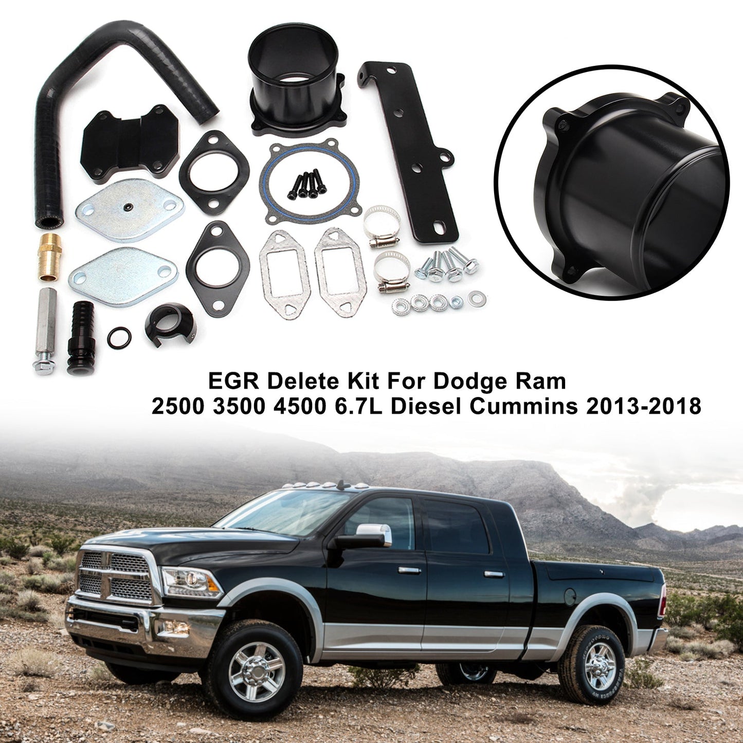 2013-18 Ram 6.7L Diesel Cummins Dodge EGR Delete Kit