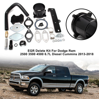 Dodge Ram 2500 3500 6.7L 2013-2018 Cummins Diesel EGR Plate Cooler & Throttle Valve Delete Kit