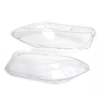 2010-2013 BMW 5 Series F18 2PCS Front Headlight Lens Cover Lampshade Left + Right 63117271912 63117271911