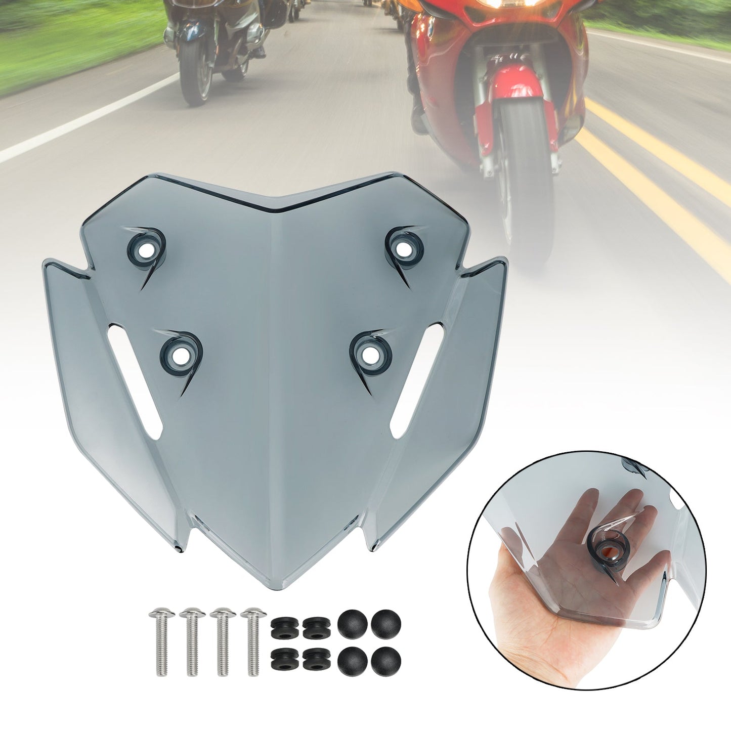 Pare-brise ABS pour moto Yamaha X-MAX 300 2023