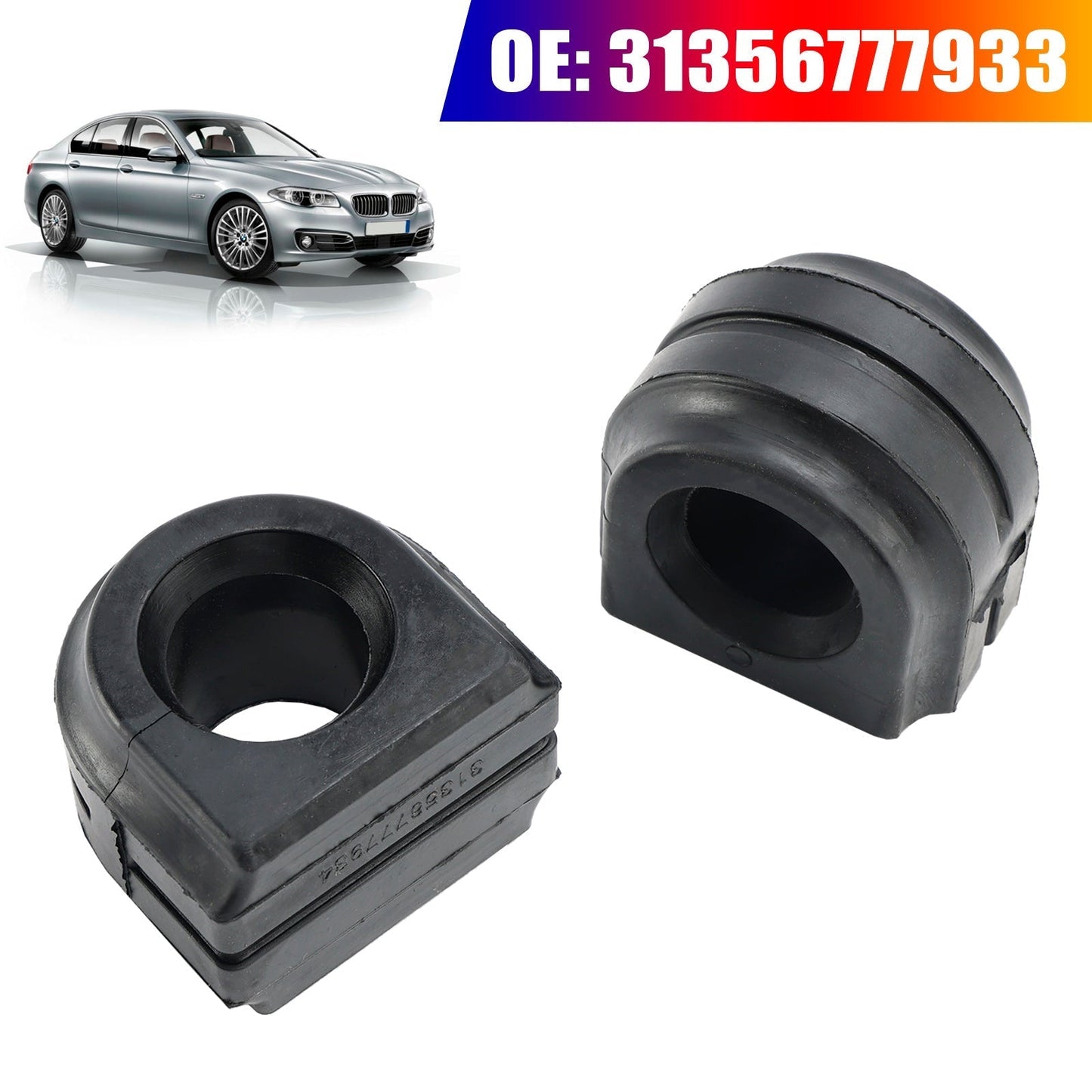 2013.1+ BMW 5 (F10, F18) 518 d 2* Bague de barre stabilisatrice avant 31356777933 31356786140