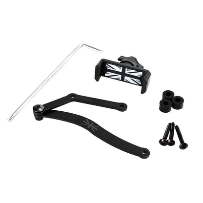 360?? Rotation Car Mobile Phone Holder Mount for Mini Cooper R50 R52 R53 Grey