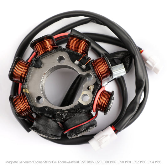 STATOR GÉNÉRATEUR pour Kawasaki KLF220A Bayou 220 1988-1995 94 93 92 91 90 89 88