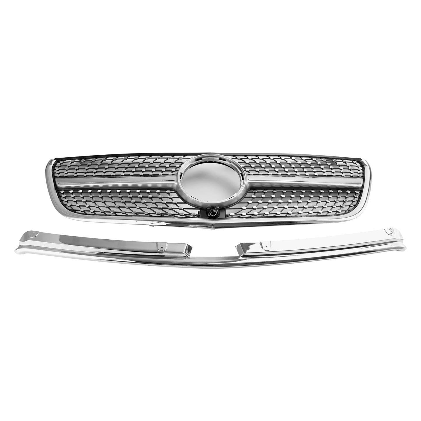 2015 2016 2017 2018 2019 Mercedes Benz Vito W447 Diamond Grille Front Bumper Chrome Grille