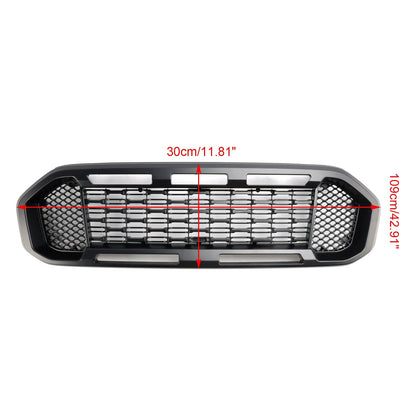 2019-2023 Ford Ranger Front Bumper Grill Raptor / Honeycomb / Mesh Style Black Grille