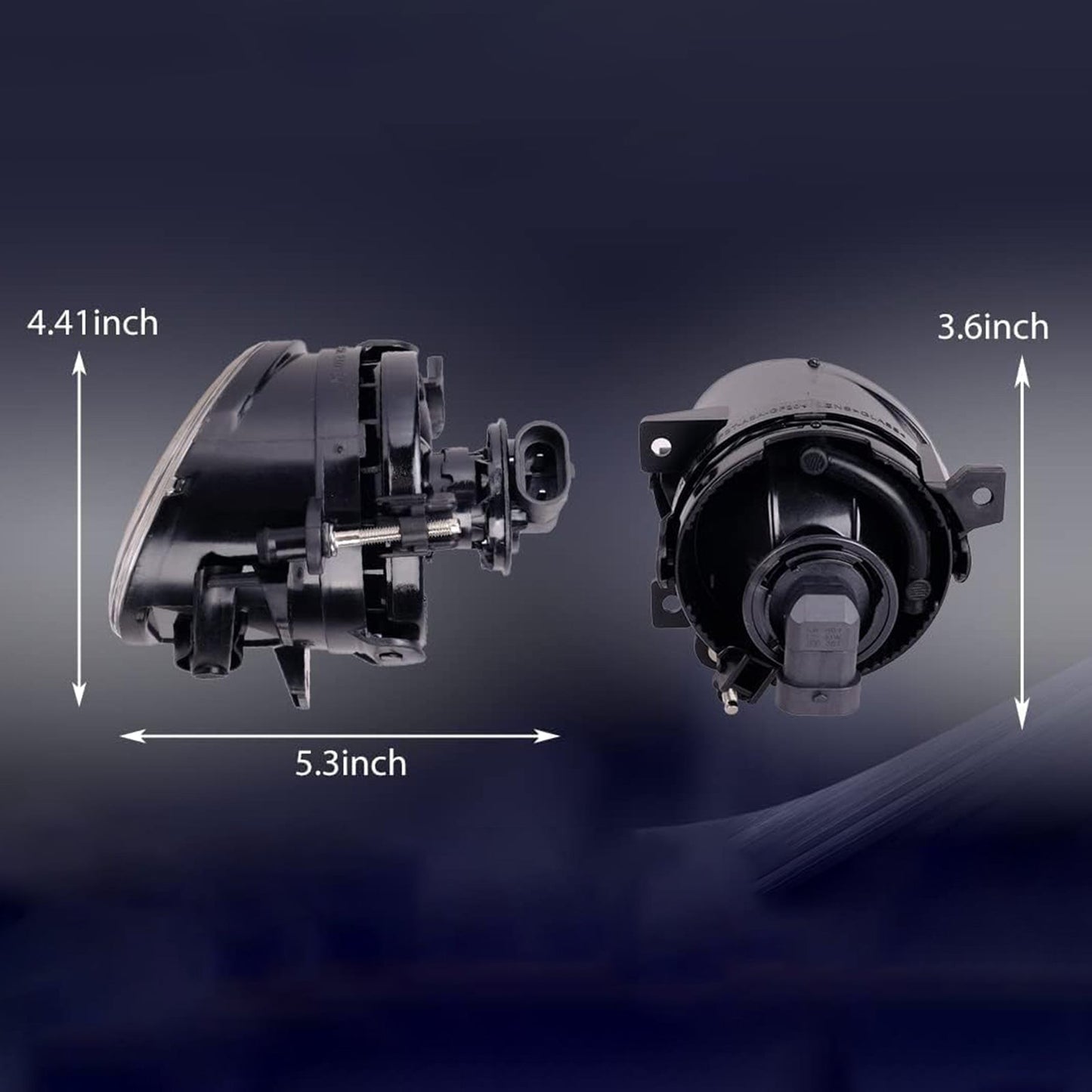 Paire de feux antibrouillard avant pour Volkswagen GOLF MK5 1K0941699C et 1K0941700C