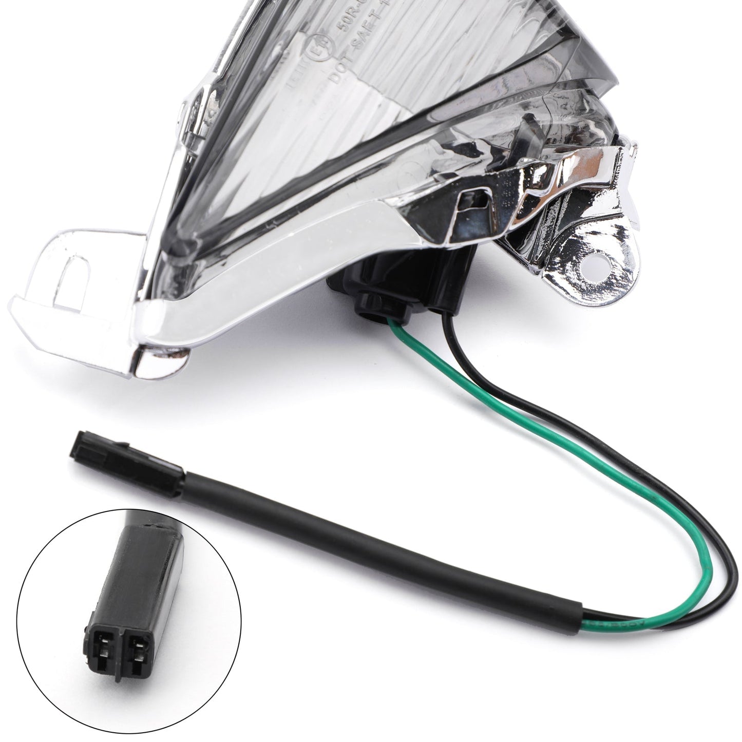 Front Turn Signals Lens Fit For Kawasaki ZX14R 2006-2010 ZX10R 2006-2007 Ninja 650F 2006-2008 Smoke Assosary