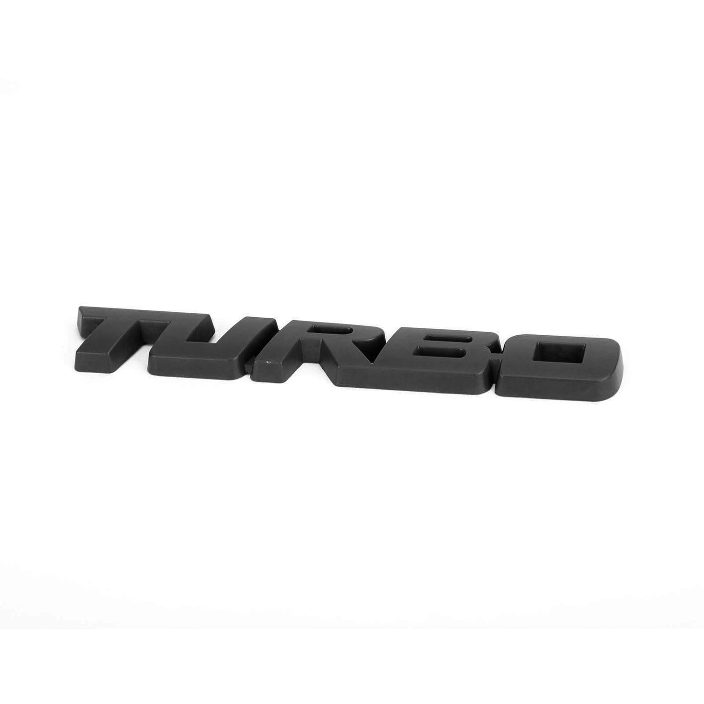 Metal 3D Turbo Logo Car Emblem Badge Sticker Trunk Bumper Decal Black