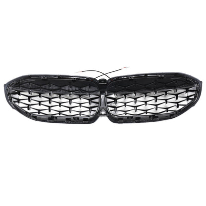 2019-2022 Chorme Diamond Kidney Grille Grill 51138072085 Fit BMW 3 Series G20