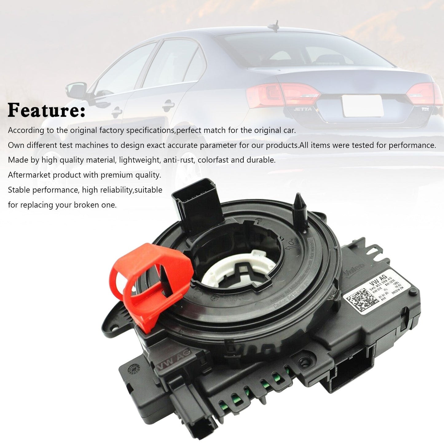 2010-2013 For Volkswagen Golf MK6 Clock Spring 5K0953569AG 5K0953569AK