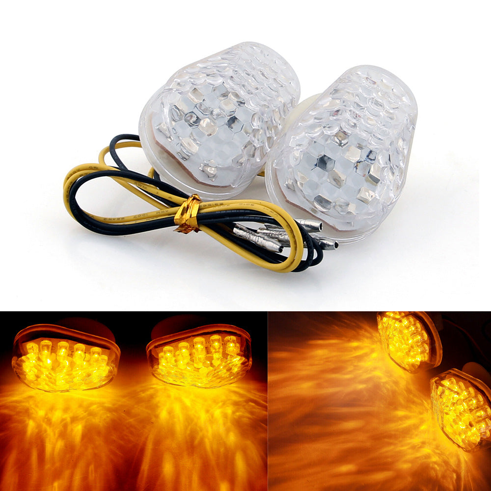 Kawasaki 98-13 ZX6R 04-13 ZX10R ZX 7R 9R 12R ZZR600 LED Turn Signals Assosary