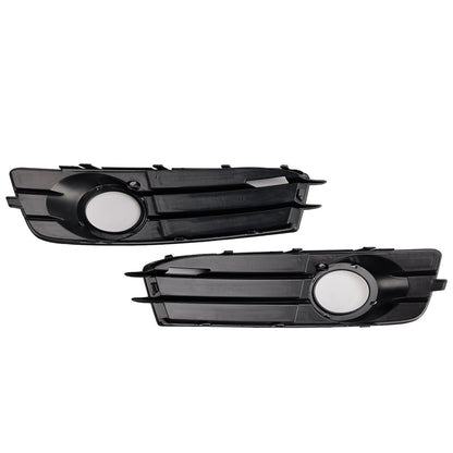 2009-2012 Front Lower Bumper Grille Fog Light Cover Fit Audi A3 S-Line S3