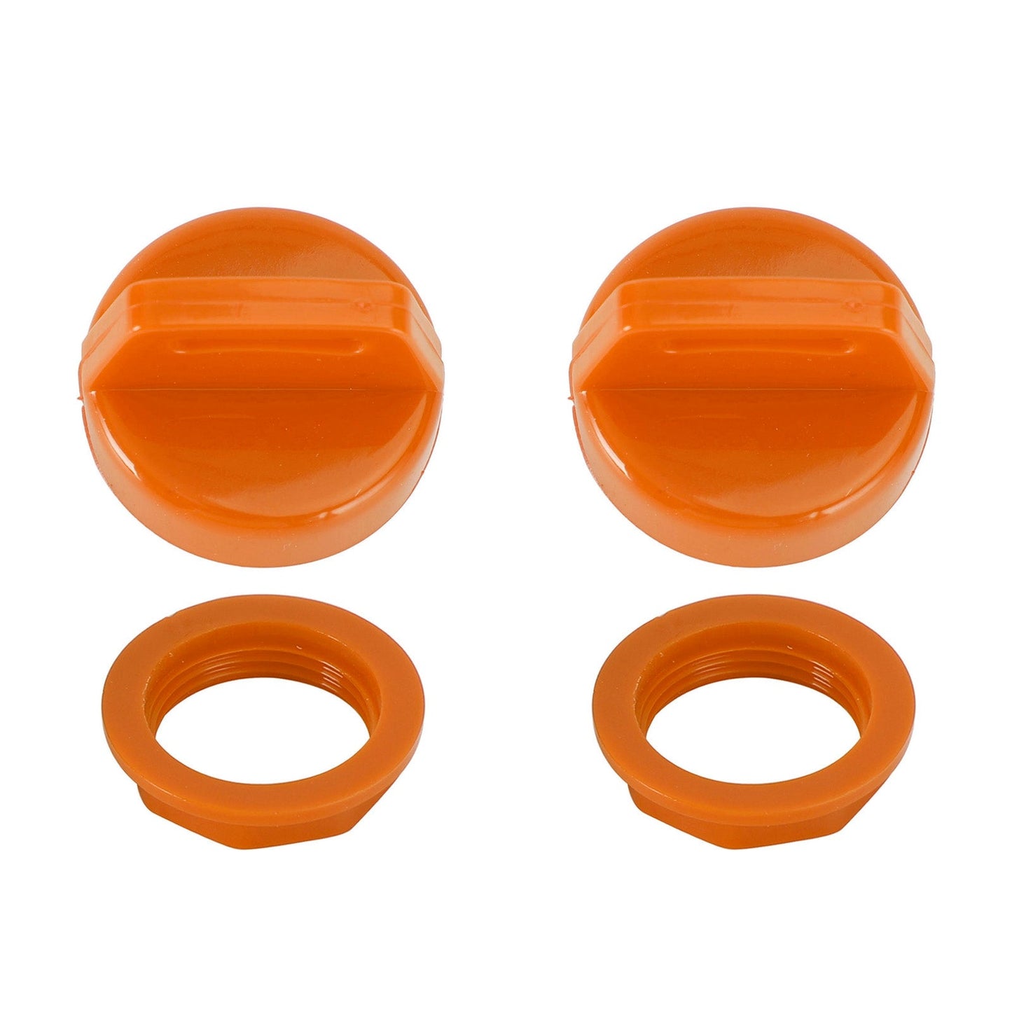 2x Ignition Key Cover 5433534 For Polaris Switchback 800 Rush 600 Pro RMK Orange