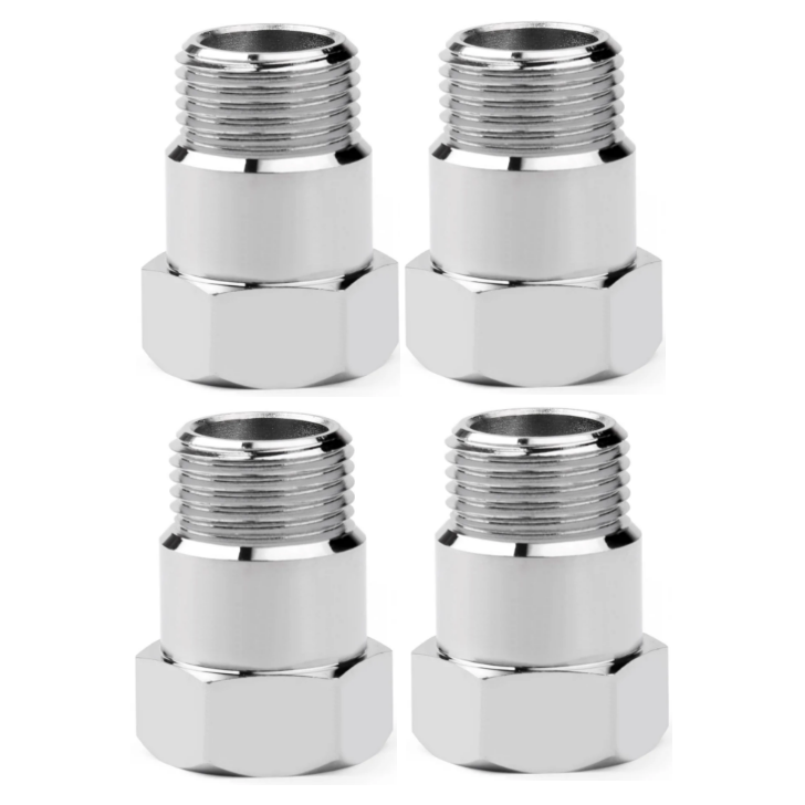 4 piezas de 32 mm M18 x 1,5 tapón para sensor de oxígeno O2, espaciador, tubo de prueba, adaptador de extensión