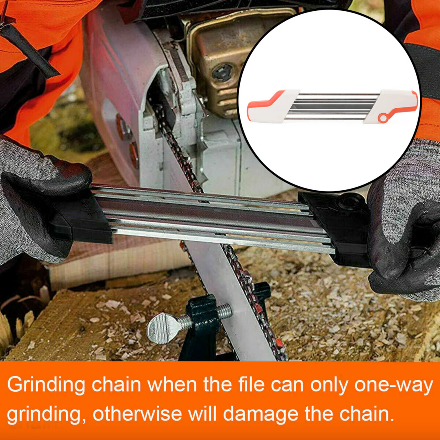 Lime d'affûtage rapide 2 en 1 pour tronçonneuse STIHL 4,0-5,5 mm, 4,0 mm/4,8 mm, métal facile à utiliser