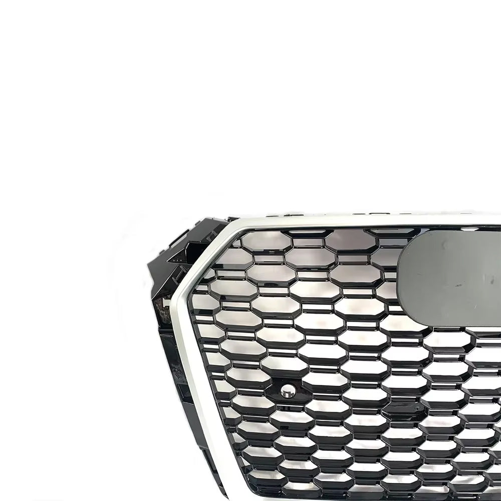 2016-2019 Audi A4 S4 B9 To RS4 Style Front Bumper Grill High Quality Honeycomb Upper Grill