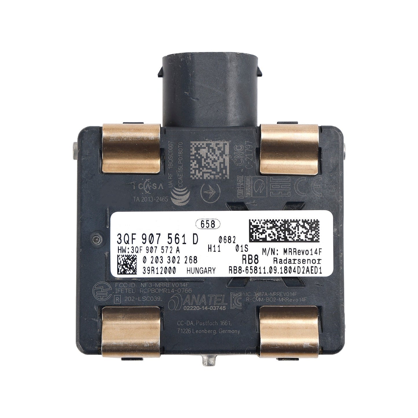 Capteur radar de distance pour régulateur de vitesse VW Golf 2019-2021 3QF907561D