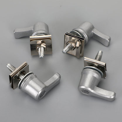 4Pcs Fits For 01-20 Touring Saddlebag Lever Lock Bolts&Nuts Kit Mounting Set