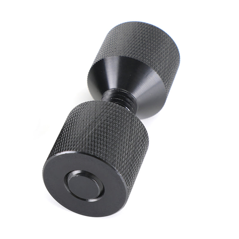 Petites goupilles moletées à deux trous de 1-1/8 po en aluminium avec filetage amovible