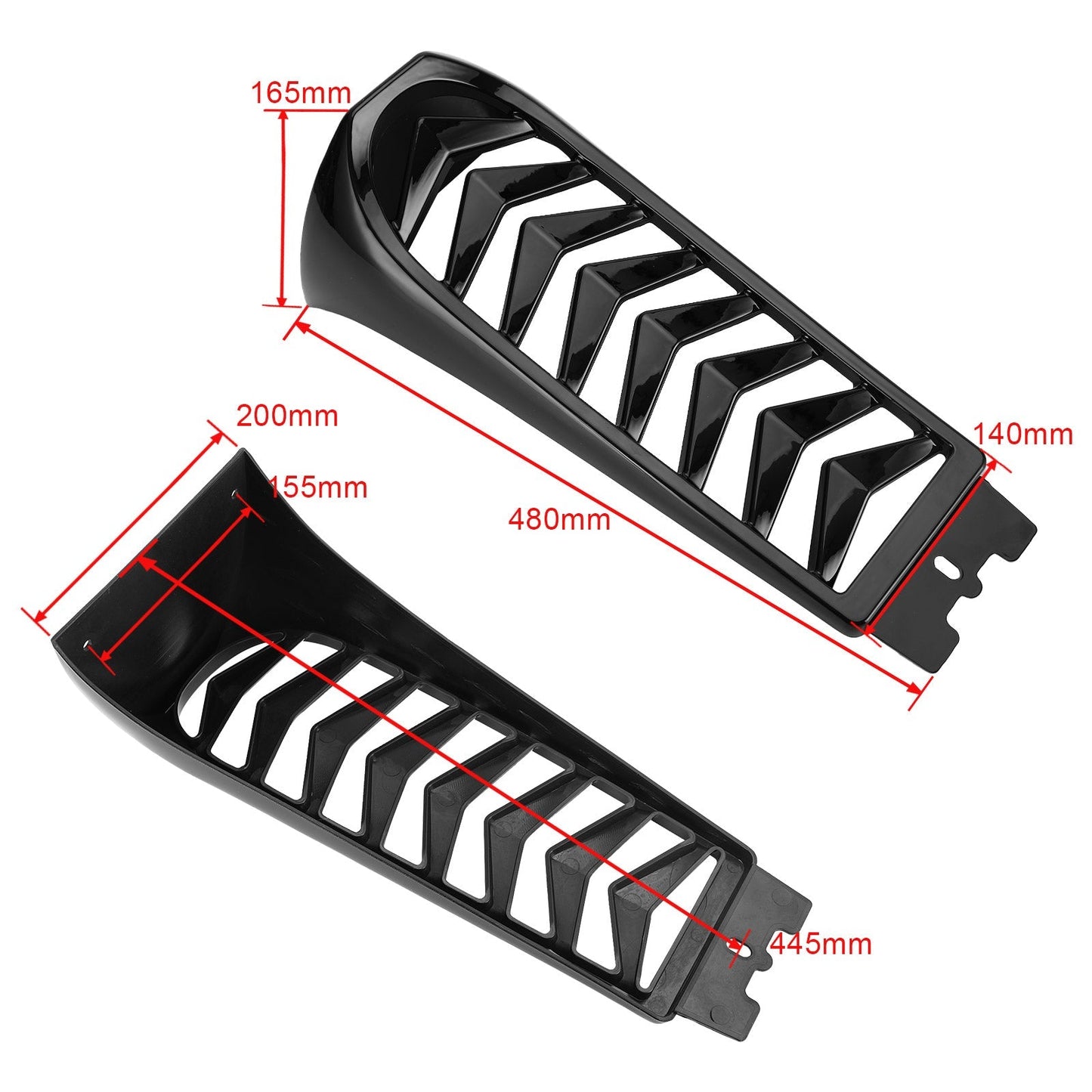 Front Chin Spoiler Lower Radiator Cover for Softail Breakout Fat Bob 2018-2021