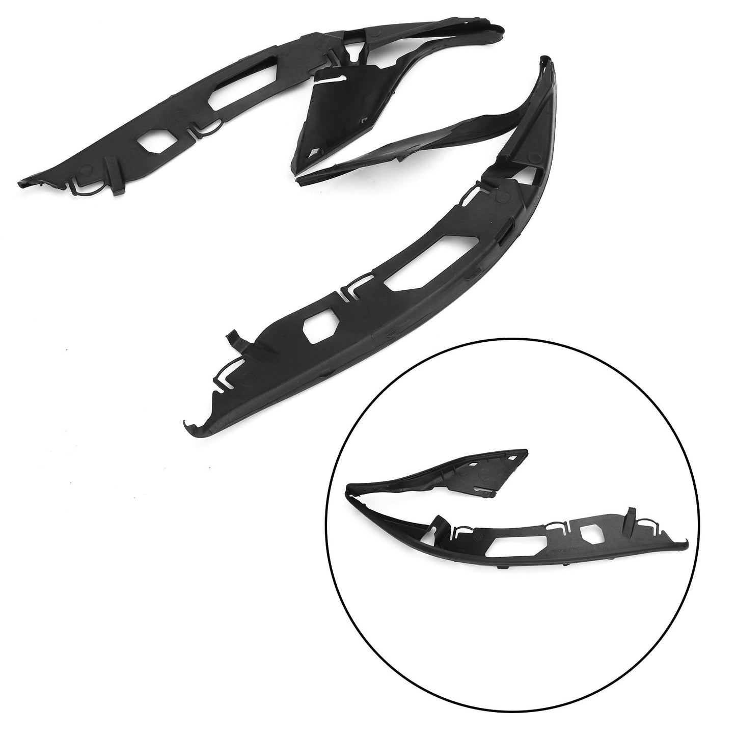 Paire de joints d'étanchéité pour phares supérieurs gauche et droit pour BMW E60 525xi 530i 2004-2010