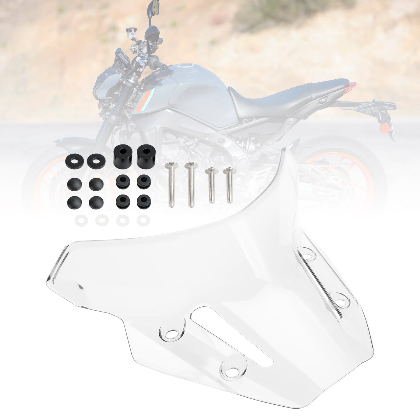 ABS Motorcycle Windshield WindScreen fit for YAMAHA MT-09 MT 09 2021-2023