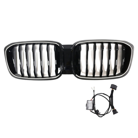 2018-2021 BMW X4 G02 X3 G01 G08 Gloss Black 51138469959 Front Kidney Mesh Grill Grille
