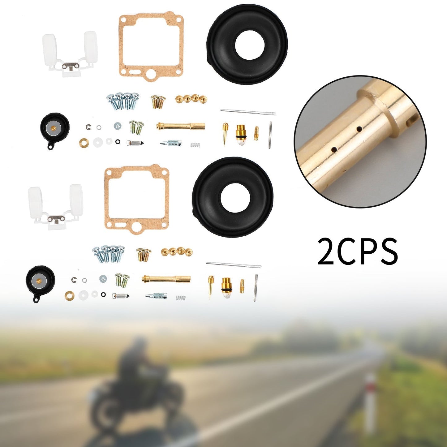 Kit de réparation de carburateur pour Yamaha Virago XV750 1988-1998 (2 pièces)
