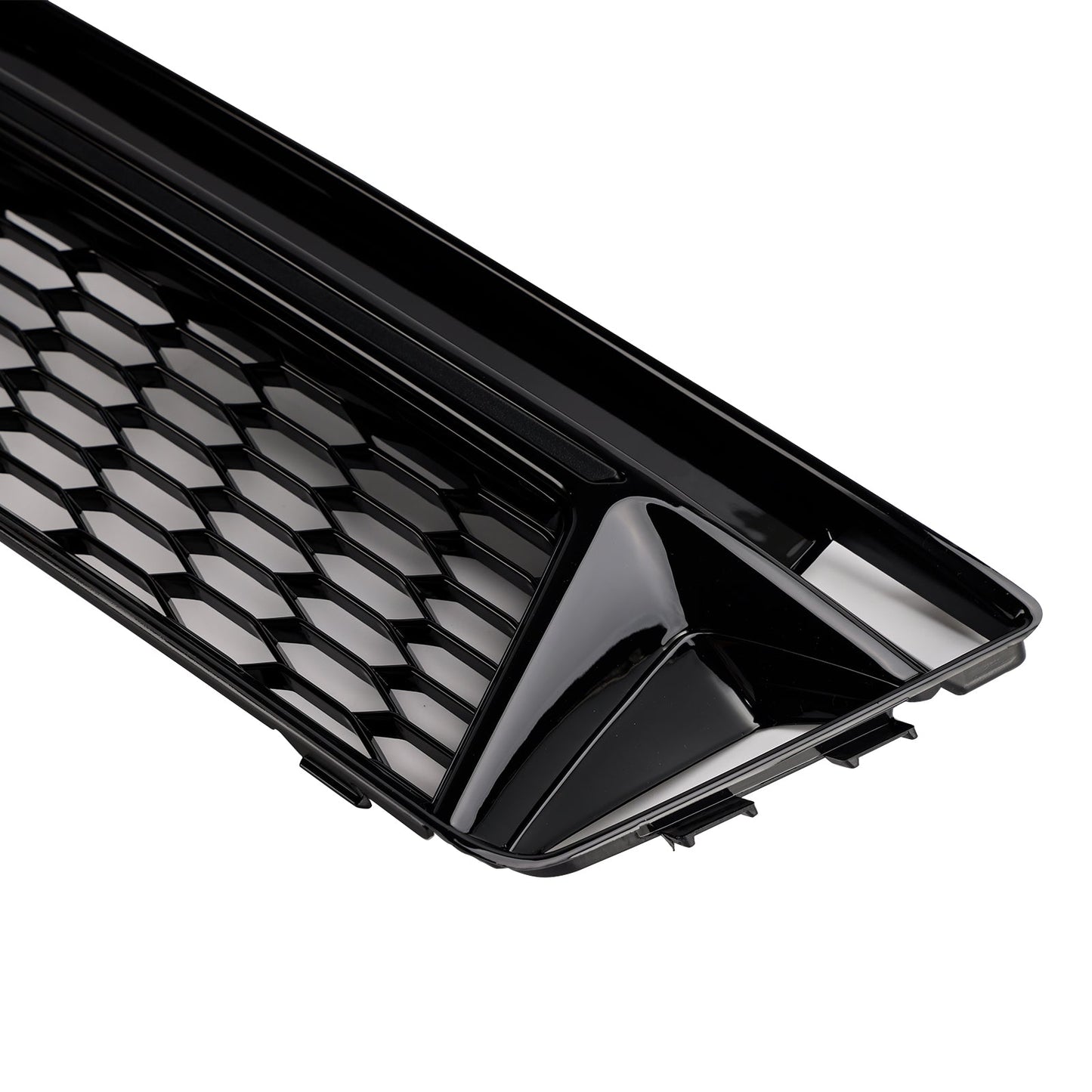 2016-2018 2PCS Fog Light Cover Grille Grill Fit AUDI A4 B9 S-Line S4