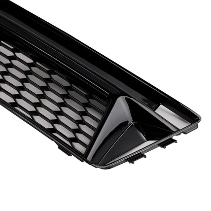 2016-2018 2PCS Fog Light Cover Grille Grill Fit AUDI A4 B9 S-Line S4