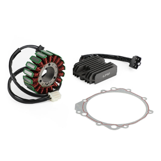1997-2000 Suzuki GSXR600 GSX-R600 Regulator Rectifier 32800-33E00+Stator Coil 31401-33E00+Gasket Cover 11483-33E01