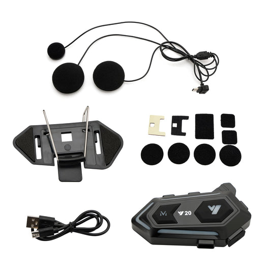 Casque Bluetooth sans fil universel Y20 pour moto