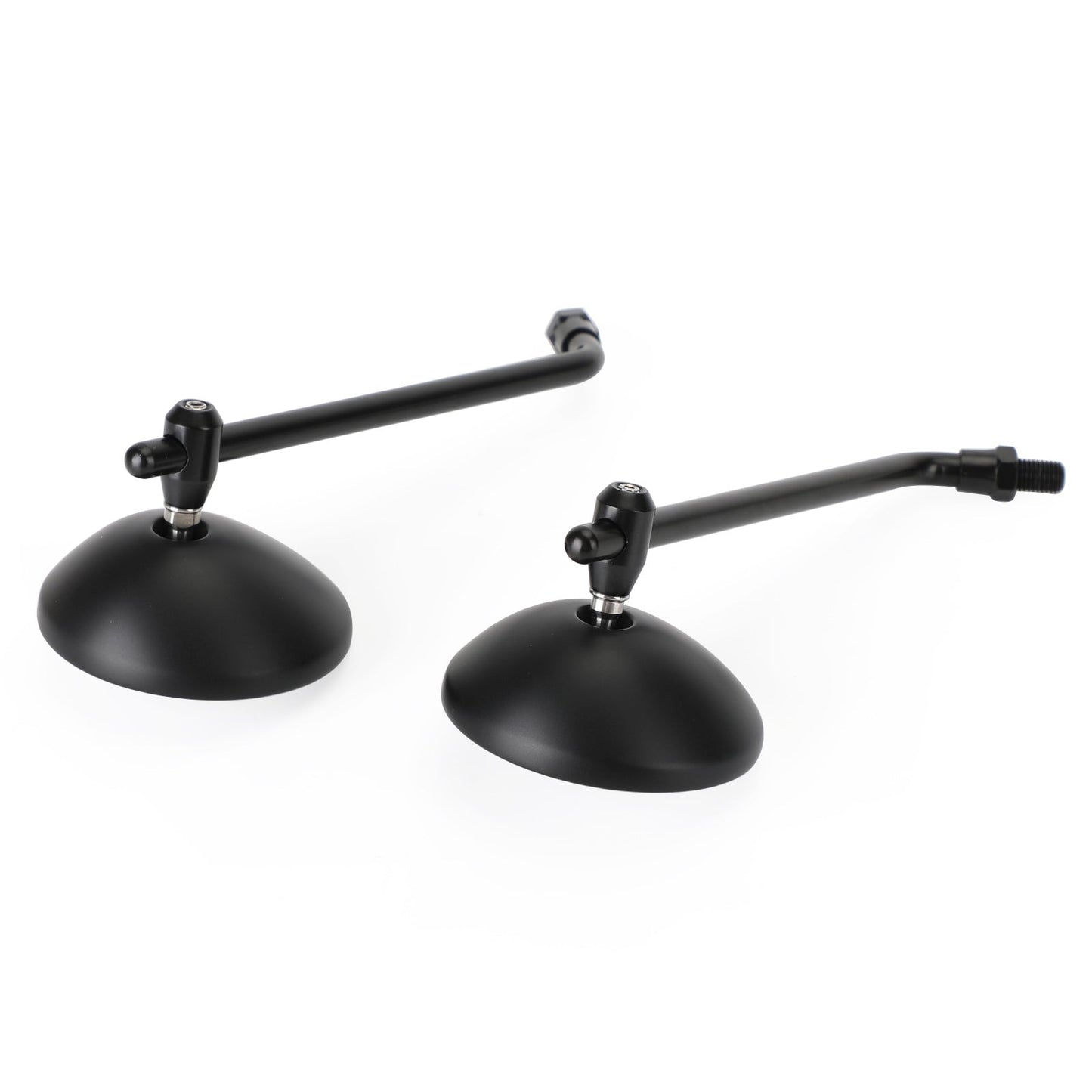 Rétroviseurs noirs classiques droit et gauche 10 mm pour Honda CB Shadow Cruiser