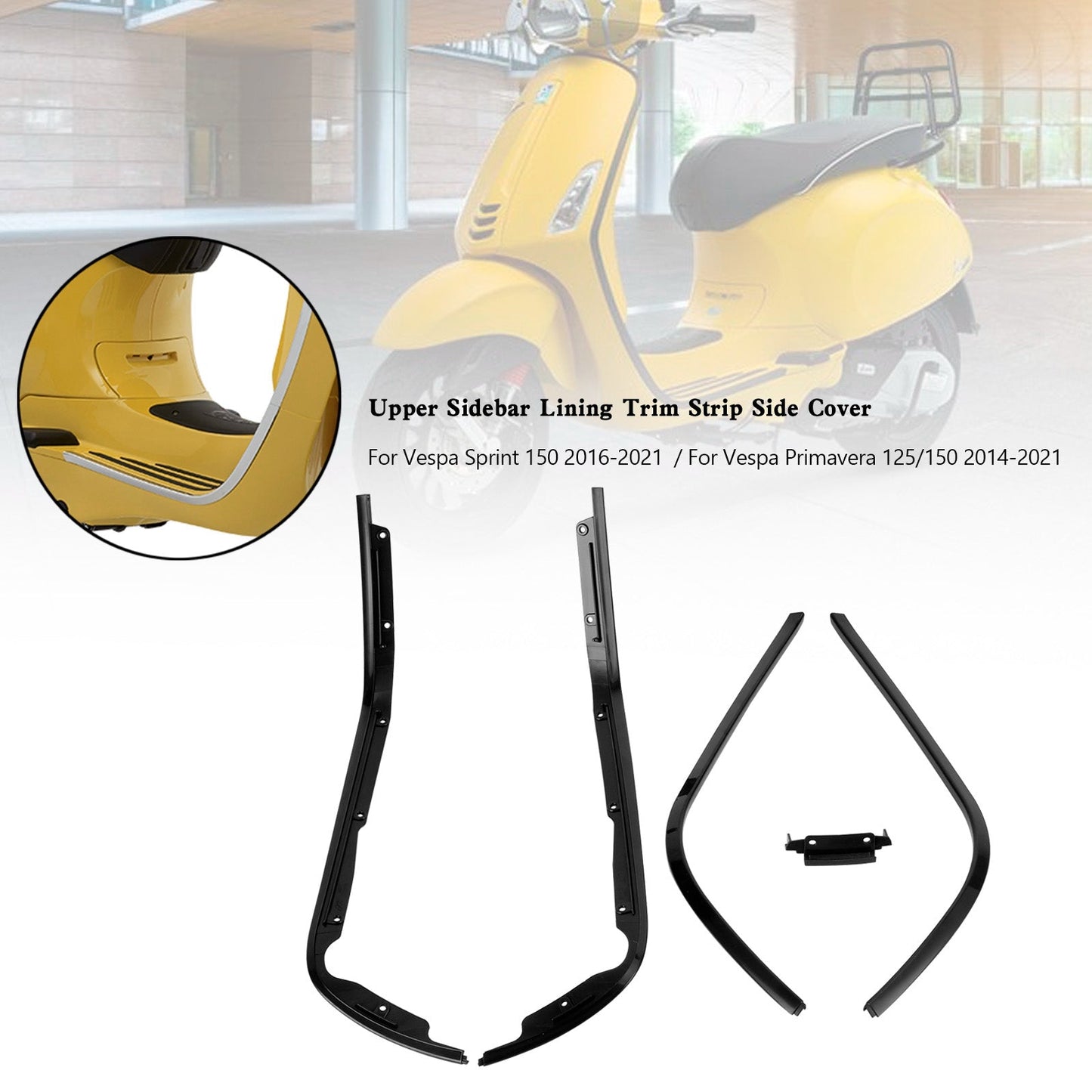 Garniture de barre latérale supérieure pour Sprint 150 Primavera 125 150