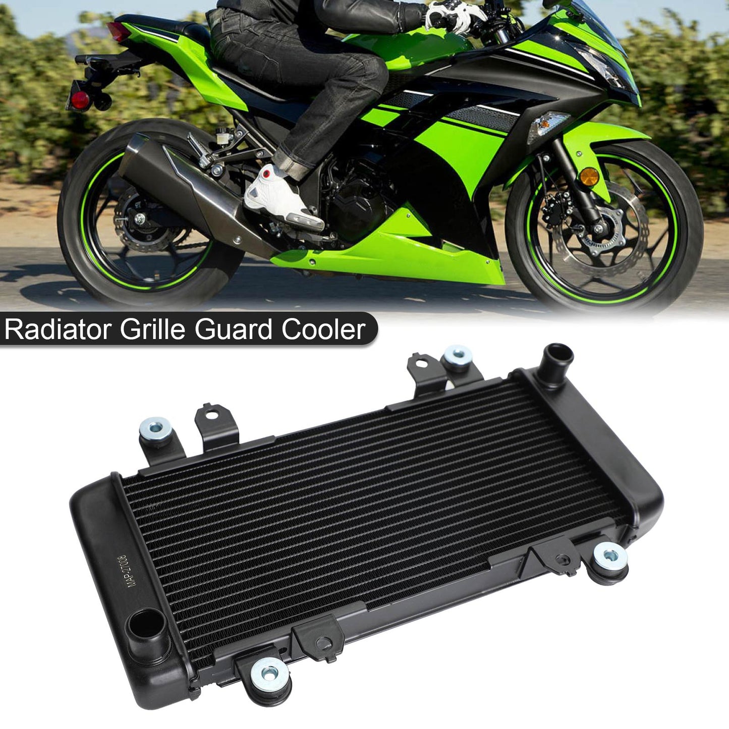 Protection de radiateur pour Kawasaki Ninja 300 EX300 EX 300 2013-2017